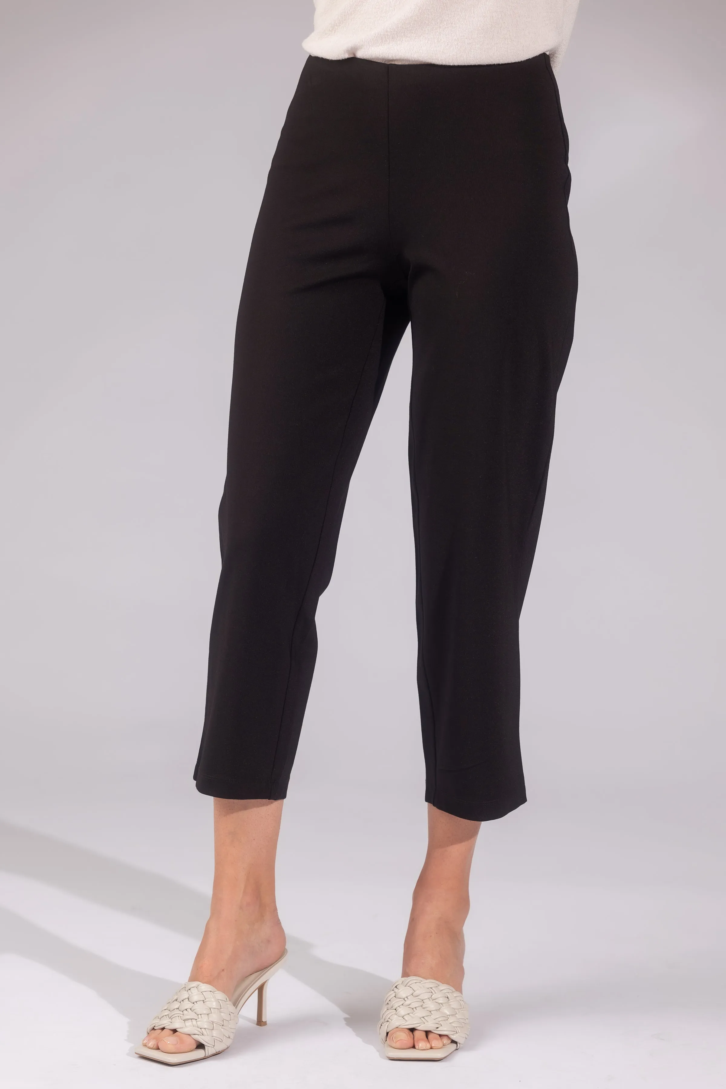Laura Stretch Ponte Slim Straight Pants