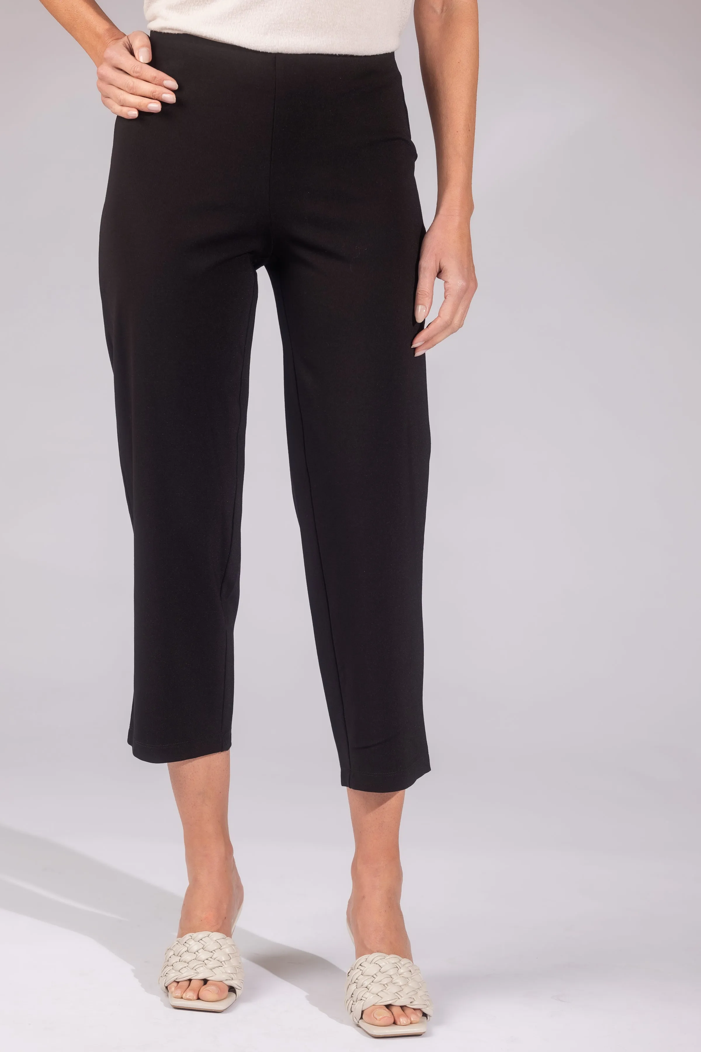 Laura Stretch Ponte Slim Straight Pants