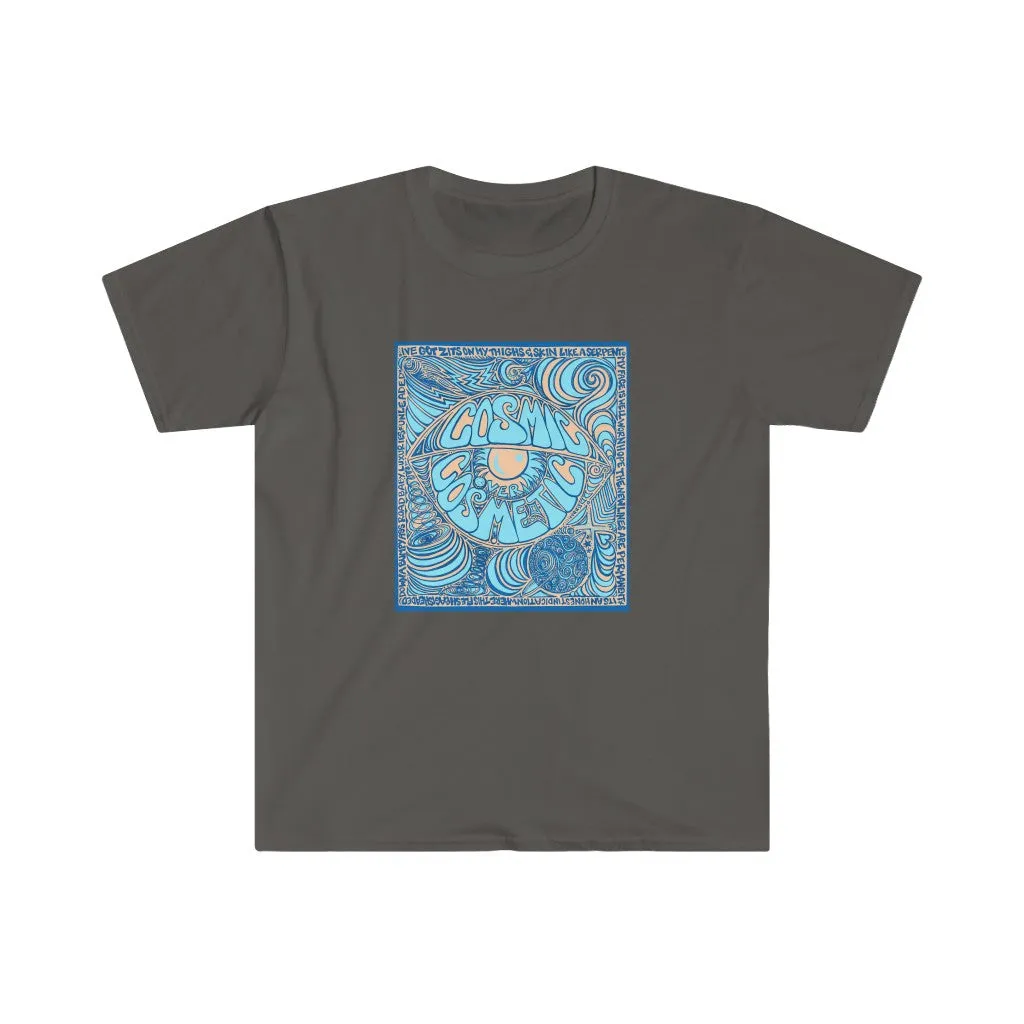 Limited Edition Cosmic Over Cosmetic Soft Cotton SS Tee - Blue Dune