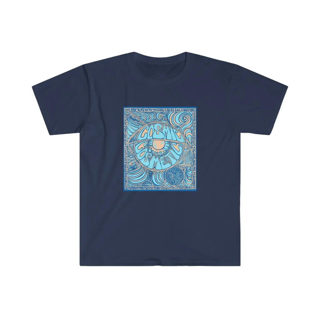 Limited Edition Cosmic Over Cosmetic Soft Cotton SS Tee - Blue Dune