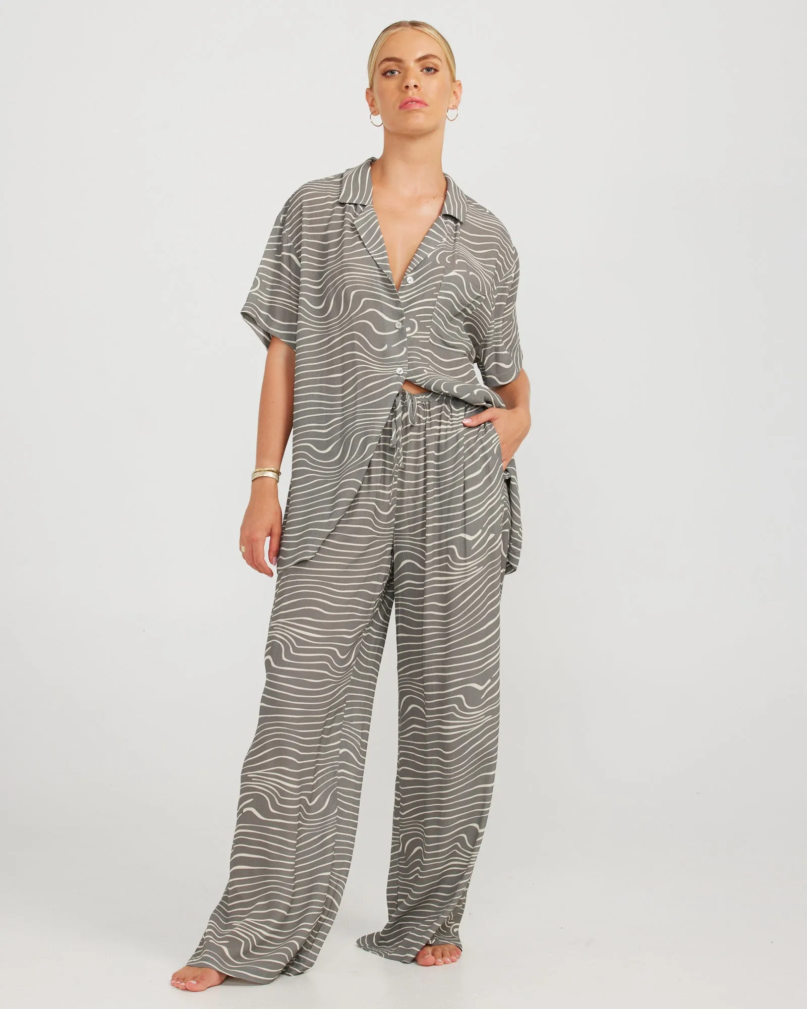 LOLA SHIRT - RETRO ZEBRA
