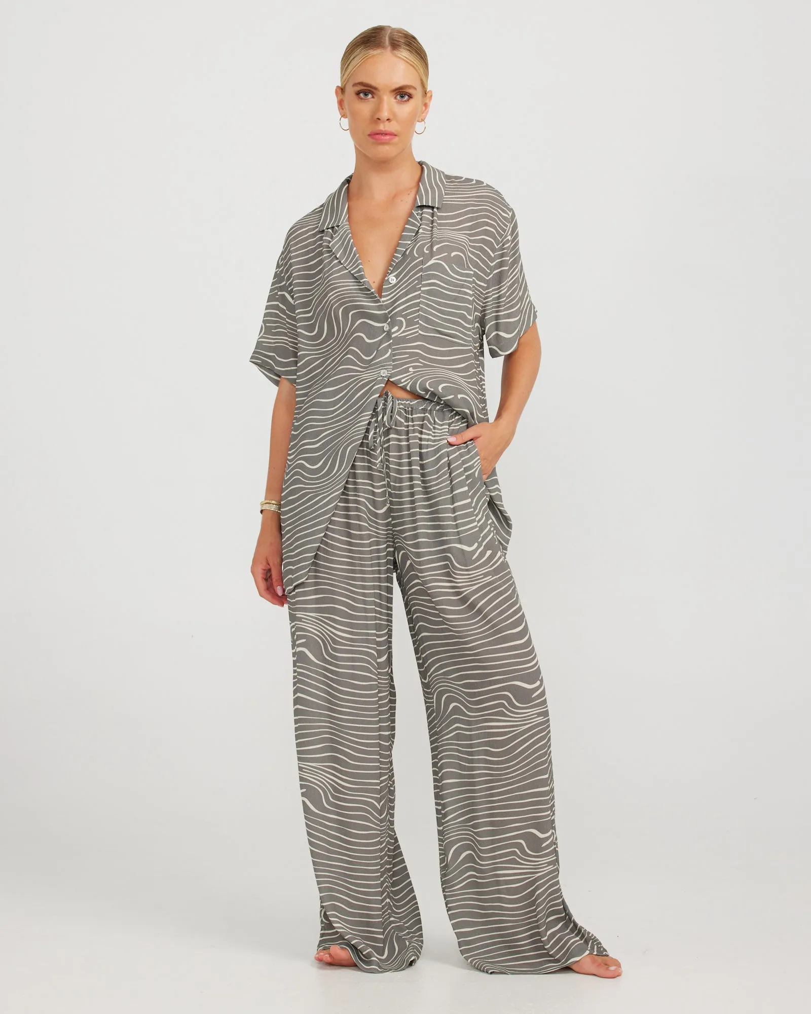 LOLA SHIRT - RETRO ZEBRA