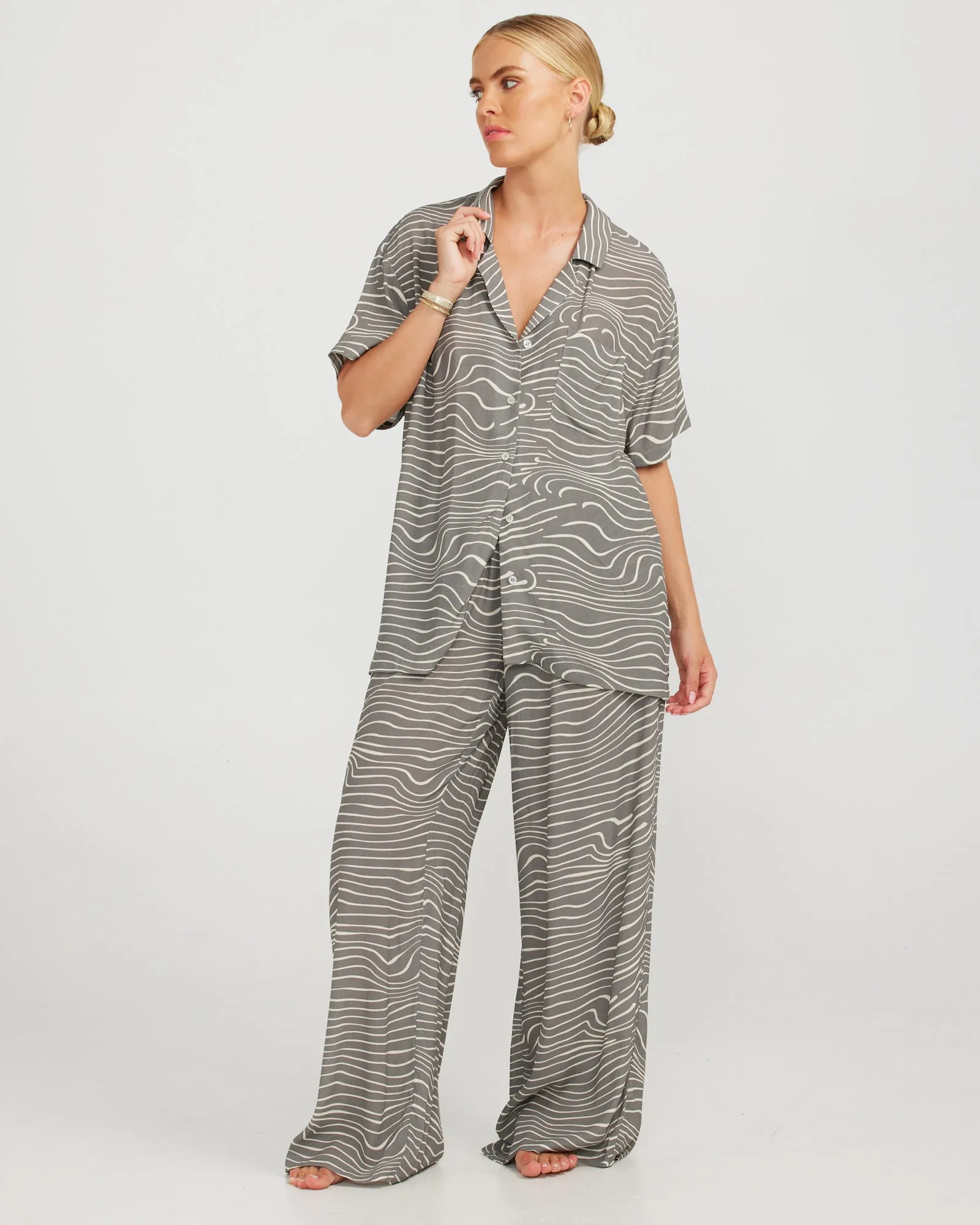 LOLA SHIRT - RETRO ZEBRA