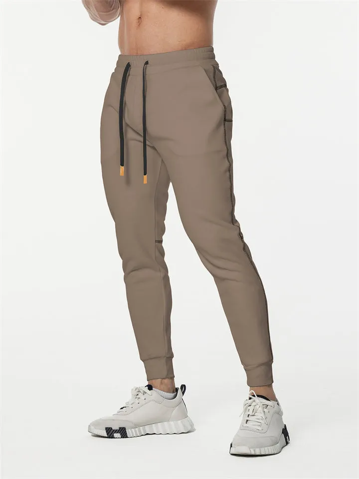 Male Autumn Casual Slim Fit Stretch Sweat Pants