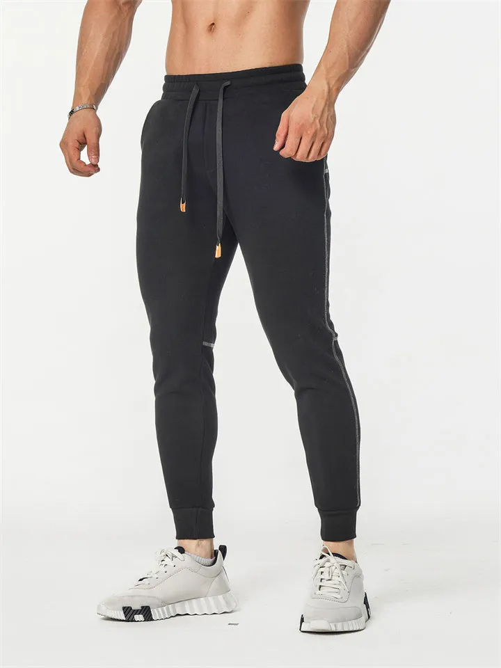 Male Autumn Casual Slim Fit Stretch Sweat Pants
