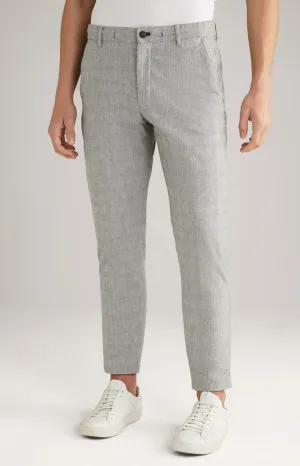 Maxton Cotton Glen Plaid Drawstring Trouser