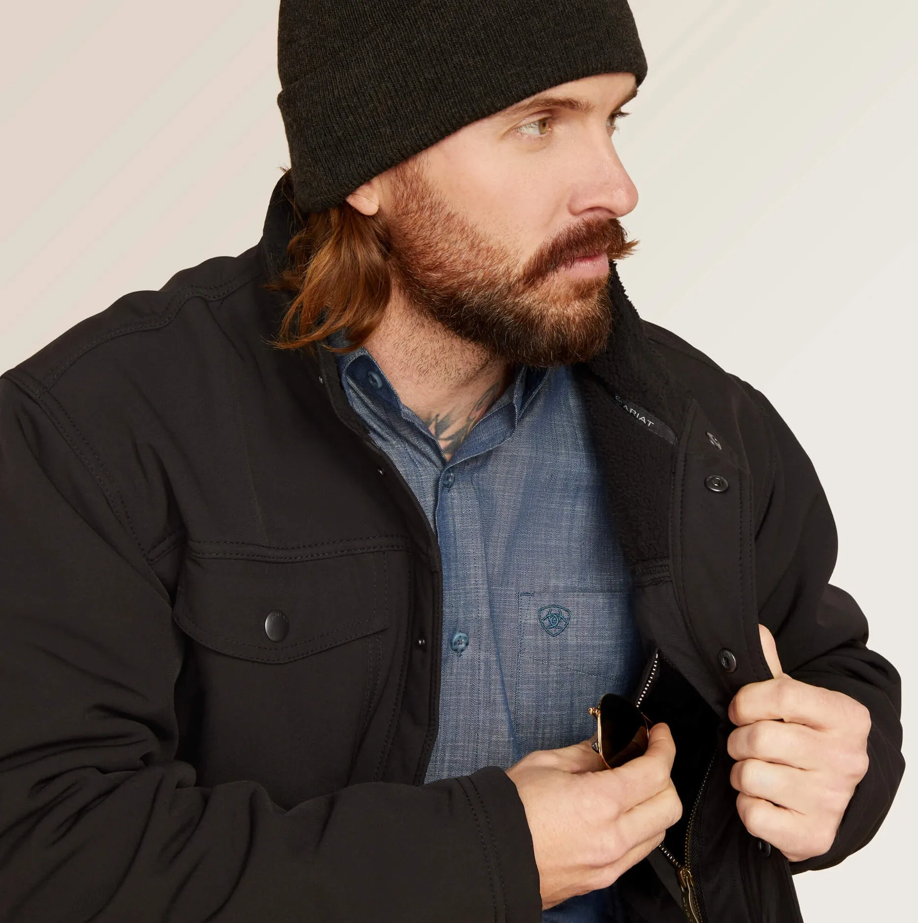 Men’s Ariat Vernon Black Sherpa 2.0