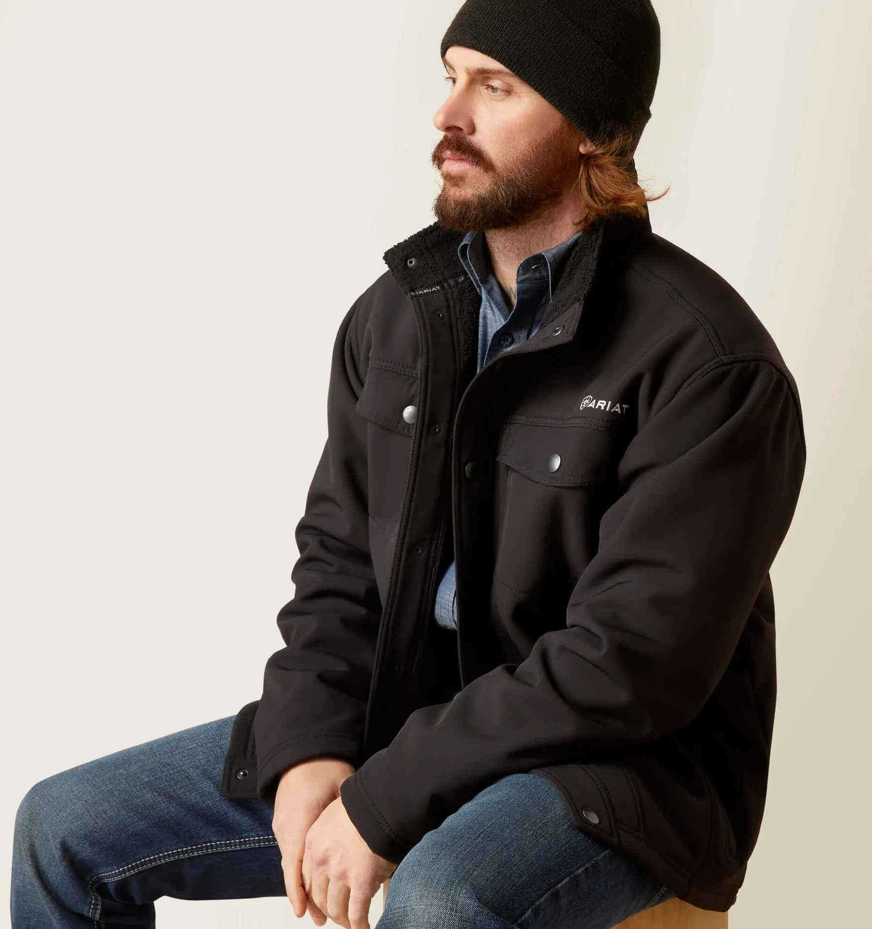 Men’s Ariat Vernon Black Sherpa 2.0