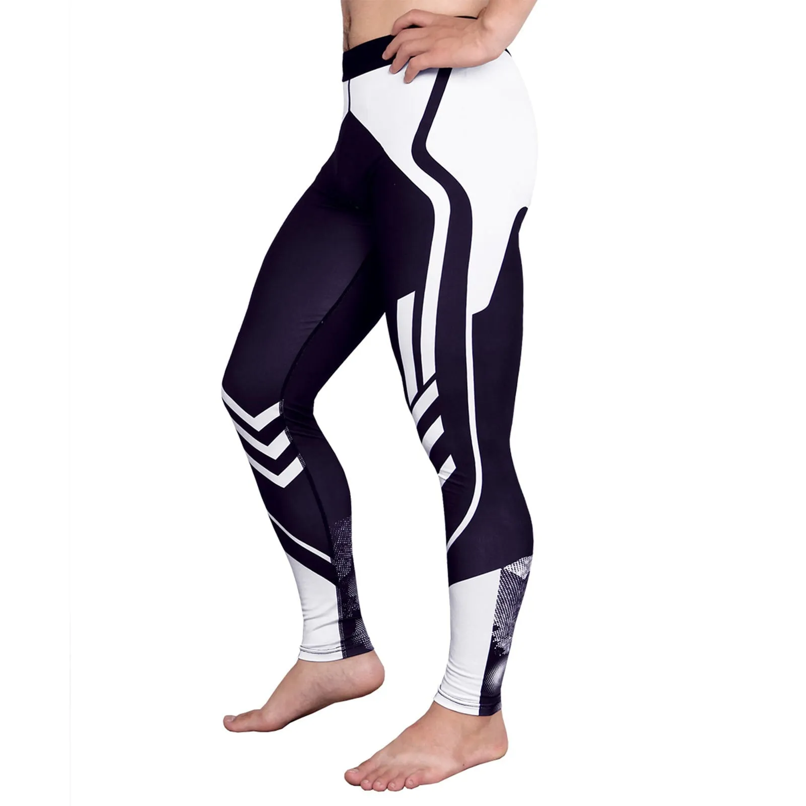Men's Compression Pants Sports Tights For Gym Running