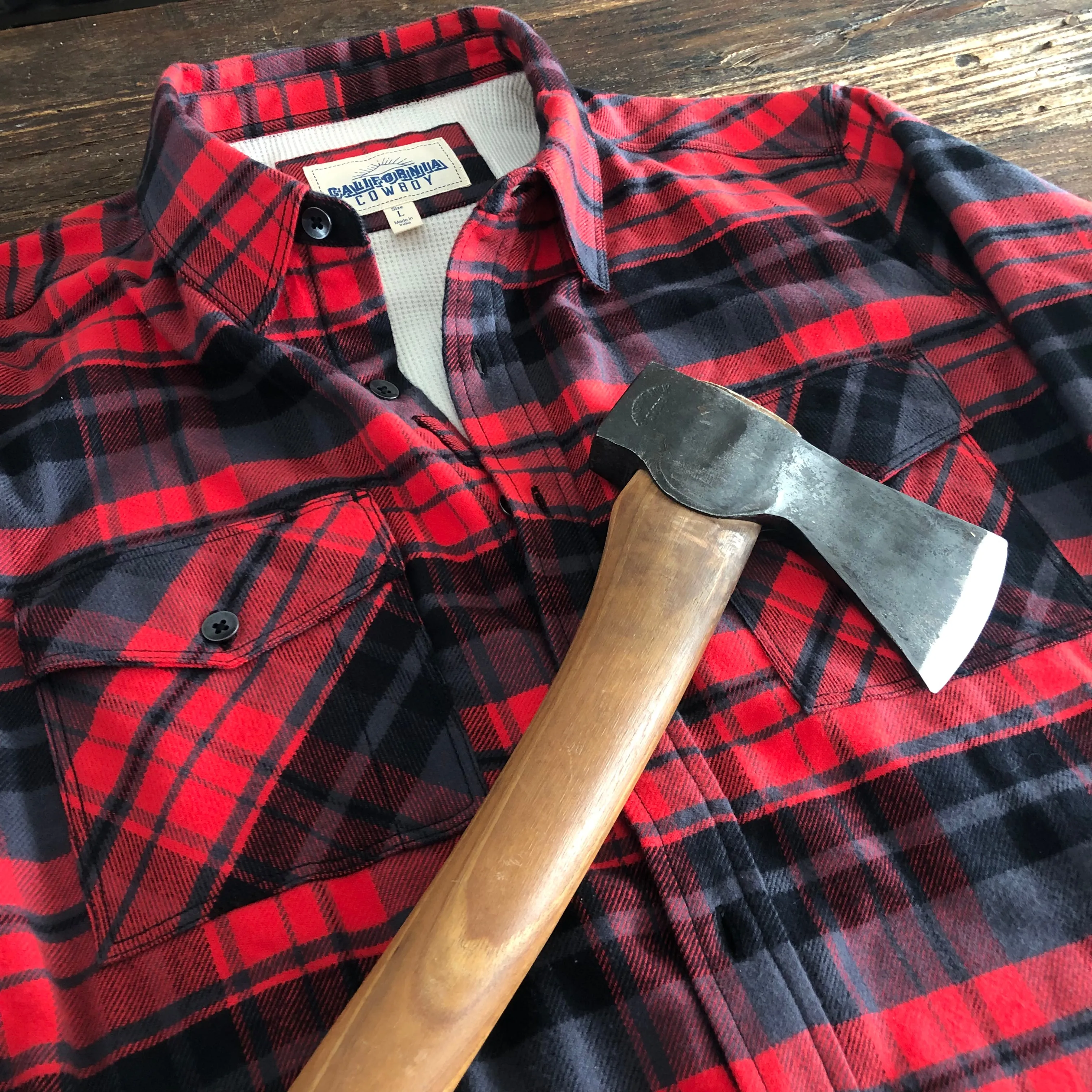 Men’s High Sierra Shirt - Red Axe Tartan