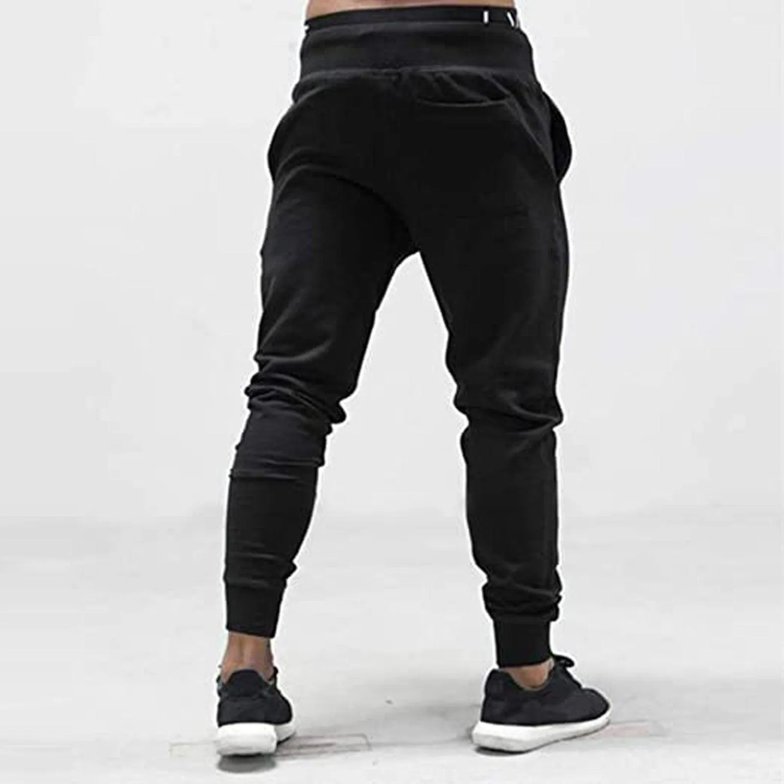 Men's Workout Stretch High Waist Slim Fit Sweatpants
