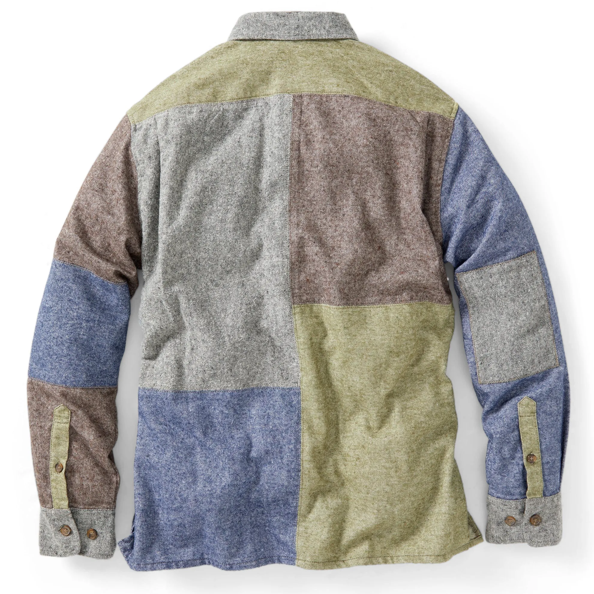 Mercer Street Pieced Flannel Shirt