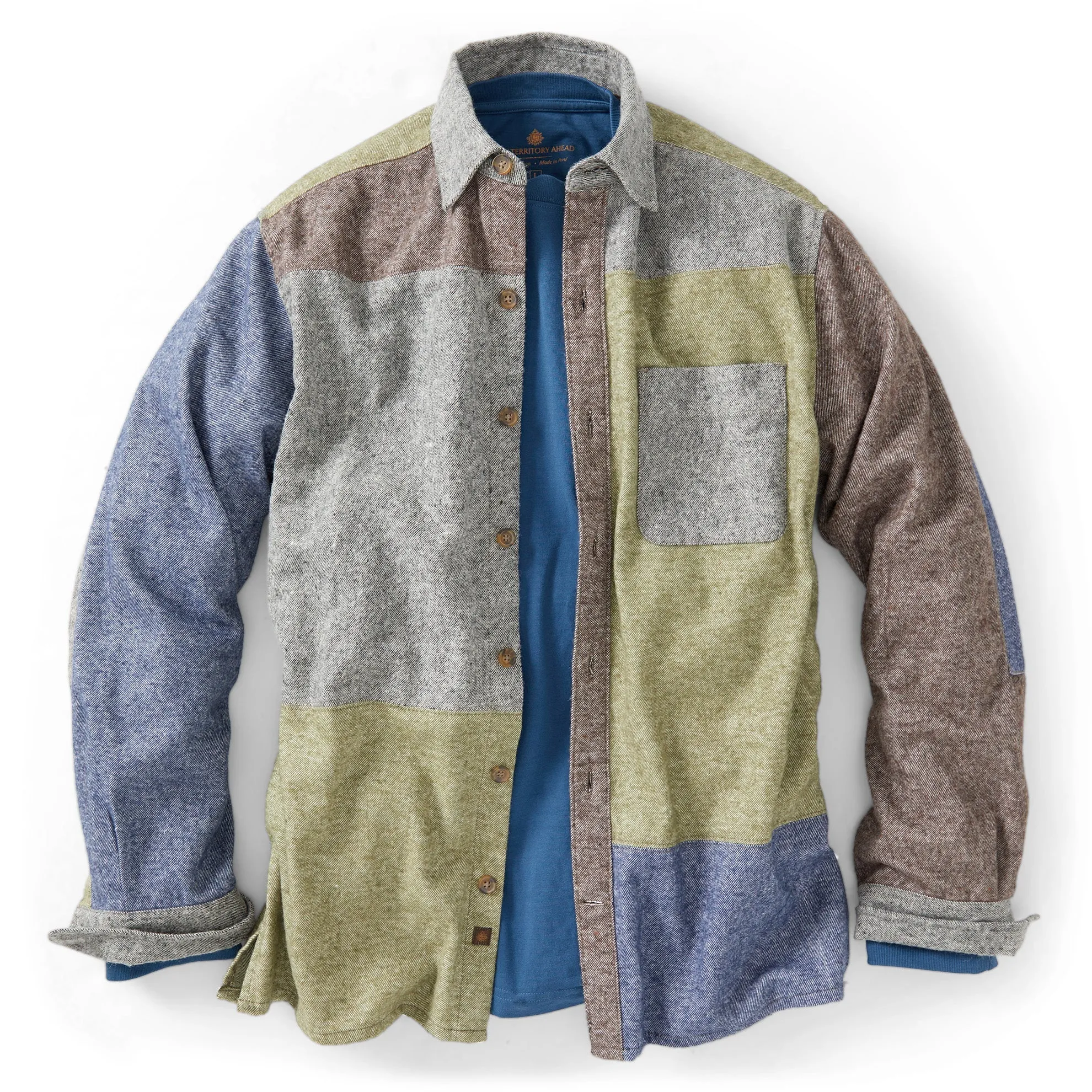 Mercer Street Pieced Flannel Shirt