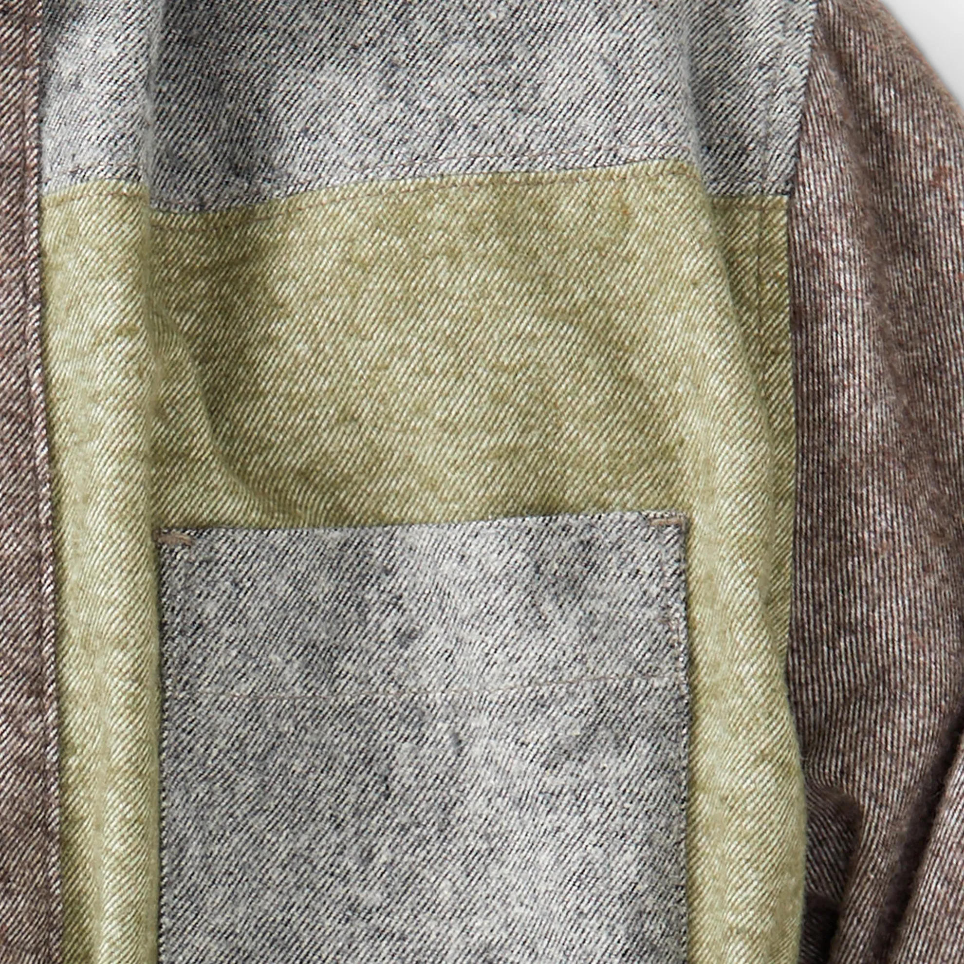 Mercer Street Pieced Flannel Shirt