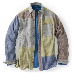 Mercer Street Pieced Flannel Shirt