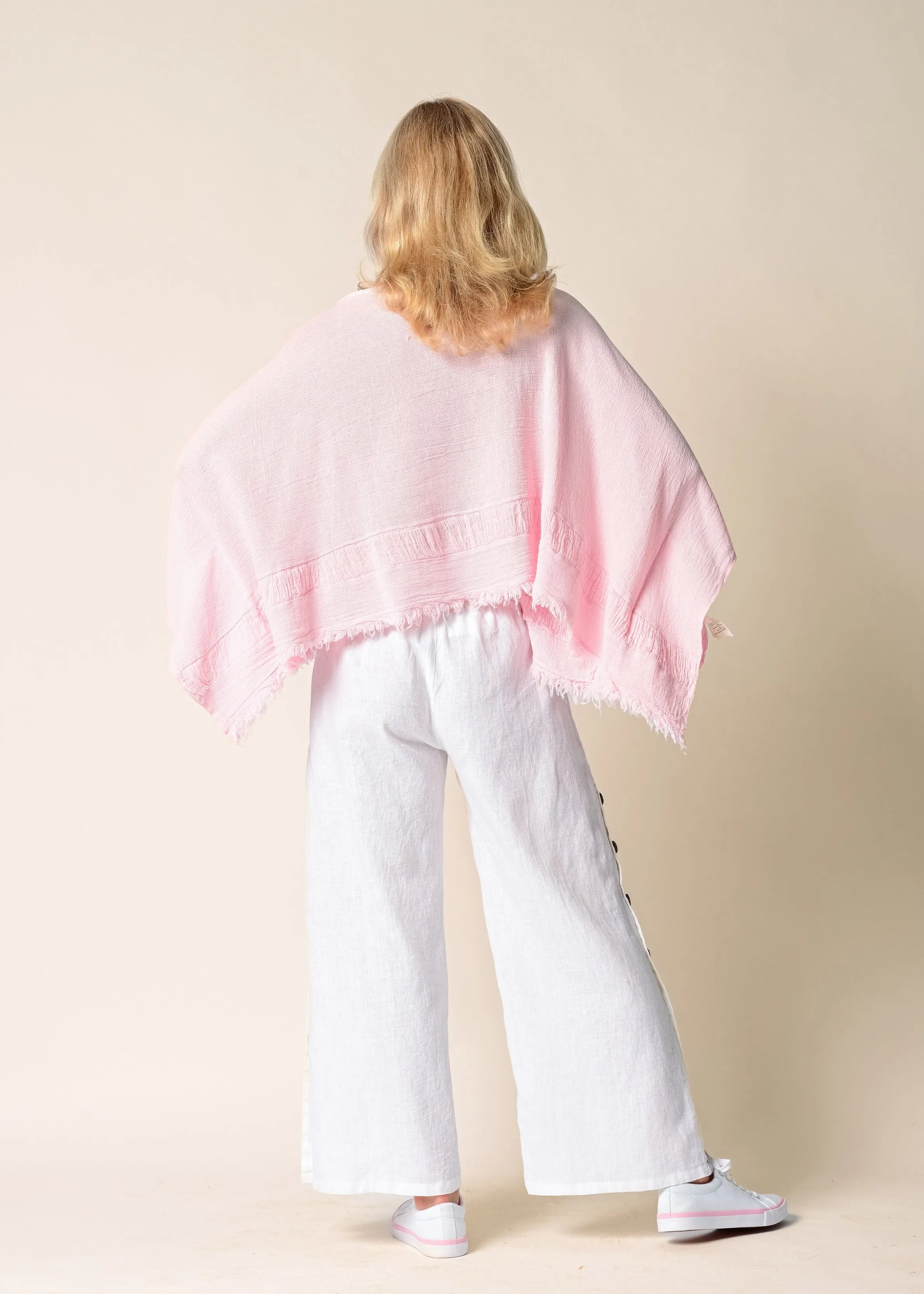 Mileta Linen Pant in Winter White