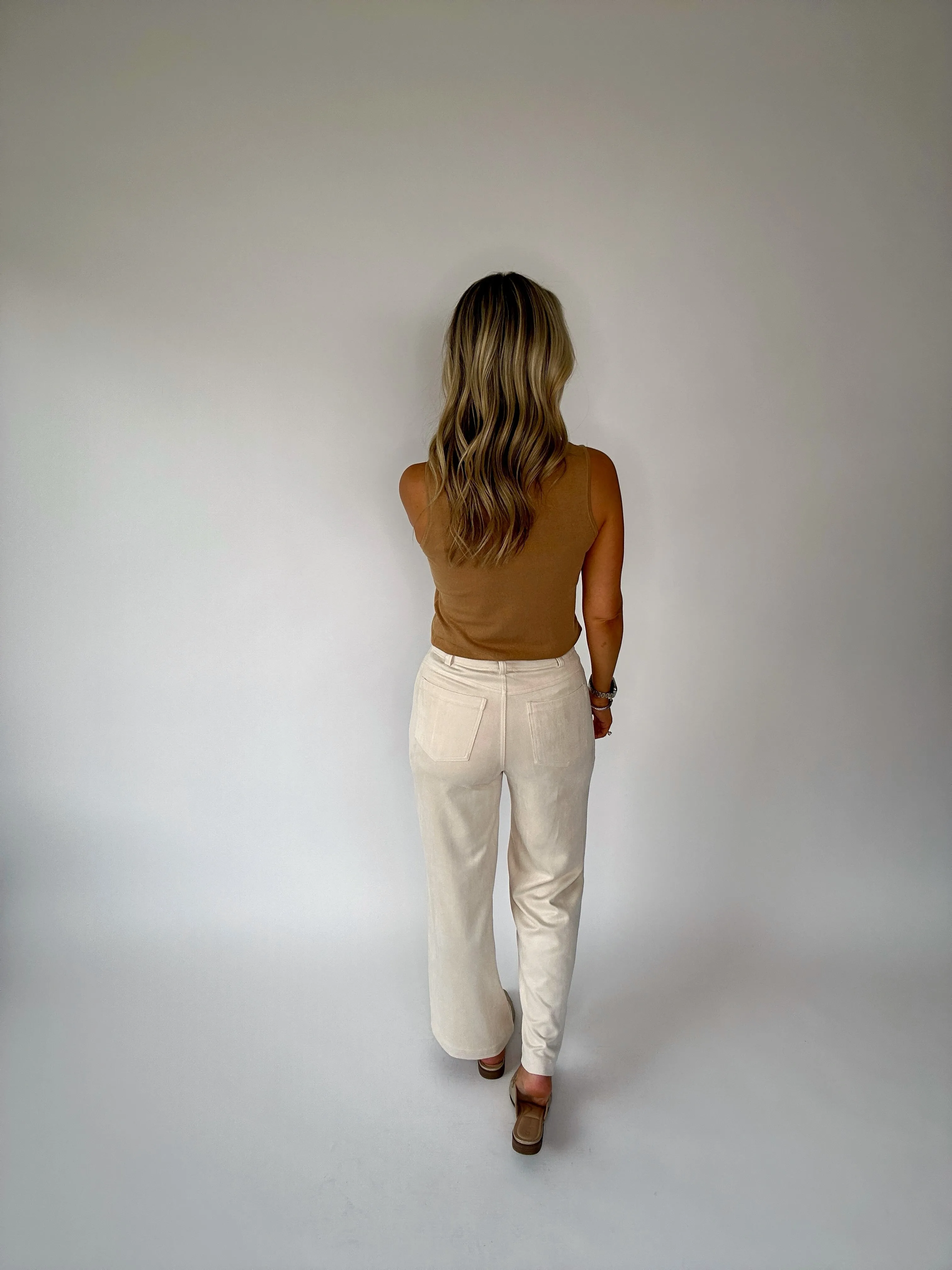 Moneymaker Wide Leg Pants - Cream