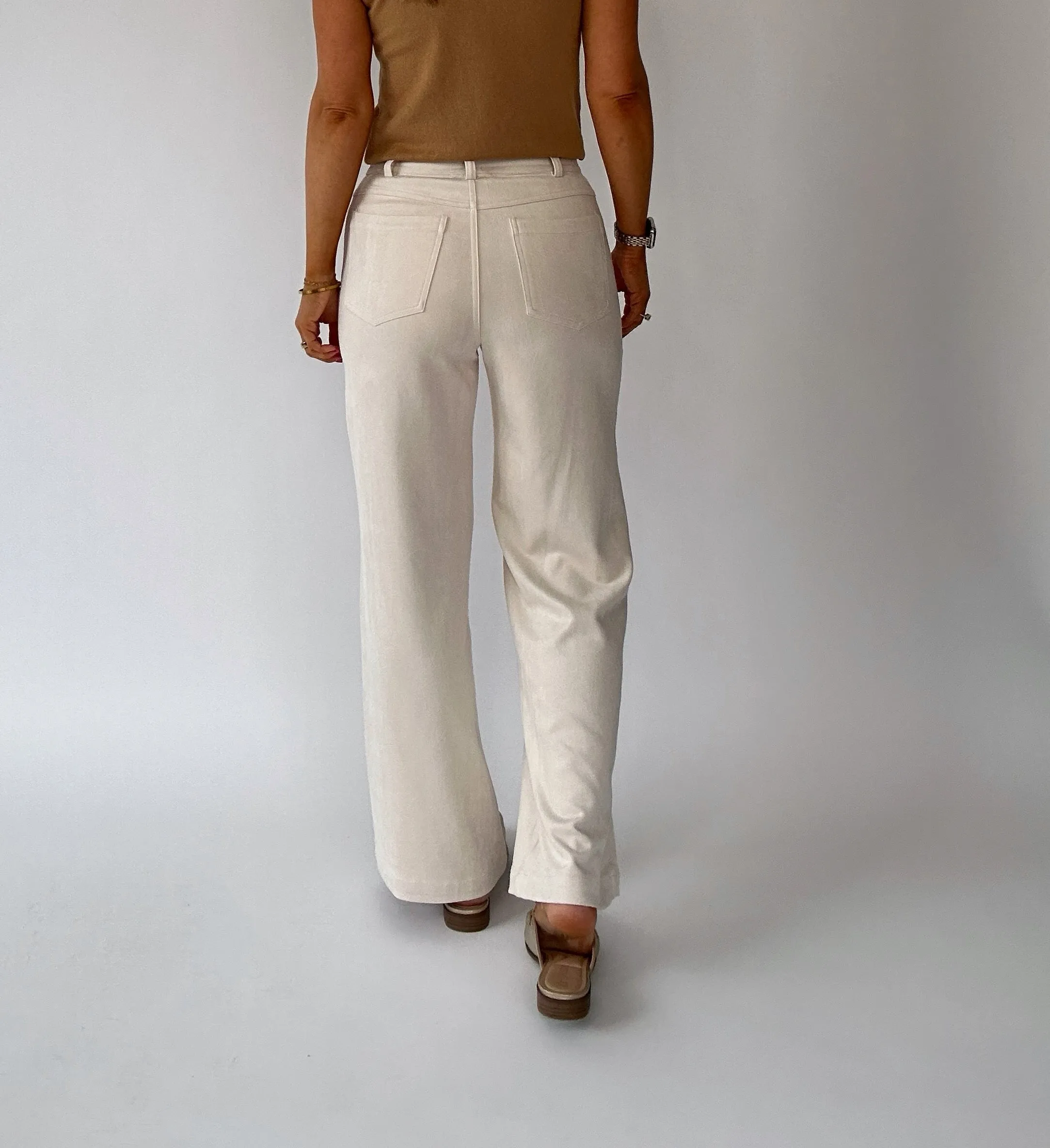 Moneymaker Wide Leg Pants - Cream