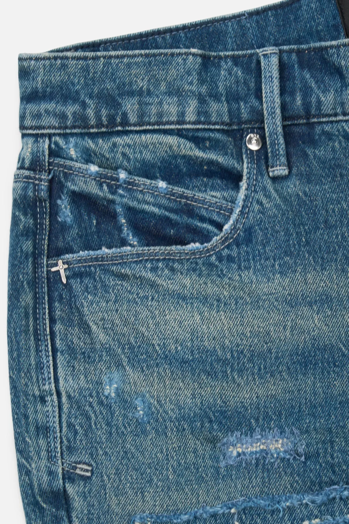 Olivier - Distressed Medium Stone