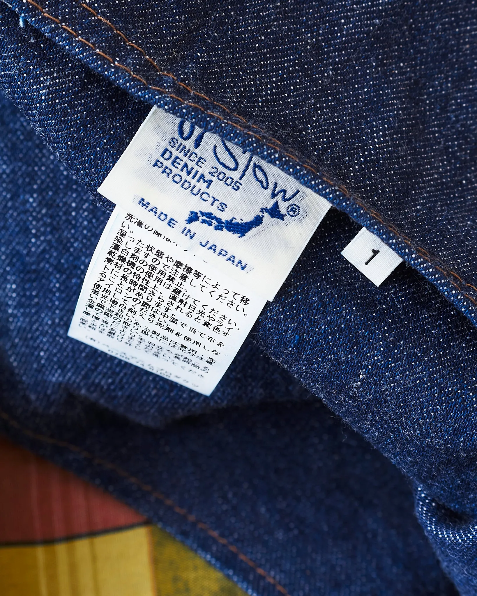 OrSlow 9029 Hippie's Reversible Denim Vest (Unisex)