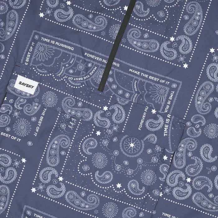 Paisley Pace Anorak | Blue Paisley