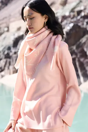 Panamik Woollen Top (Dusty Pink)