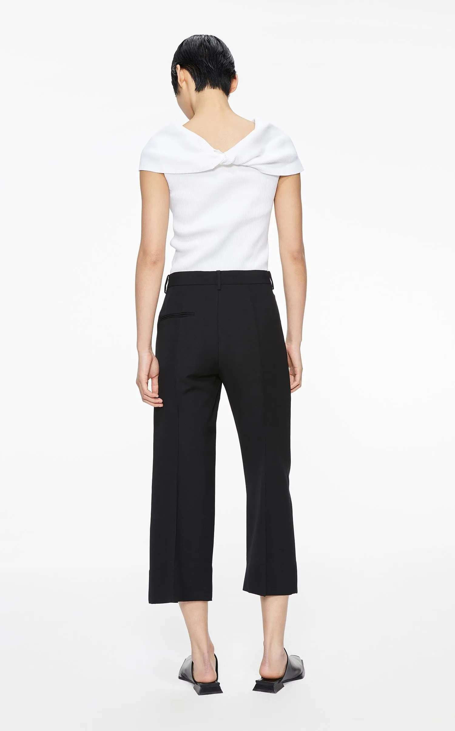 Pants / JNBY Wool Blended Casual Cropped Pants