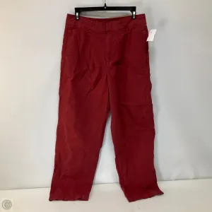 Pants Wide Leg By Free People In Red, Size: 6