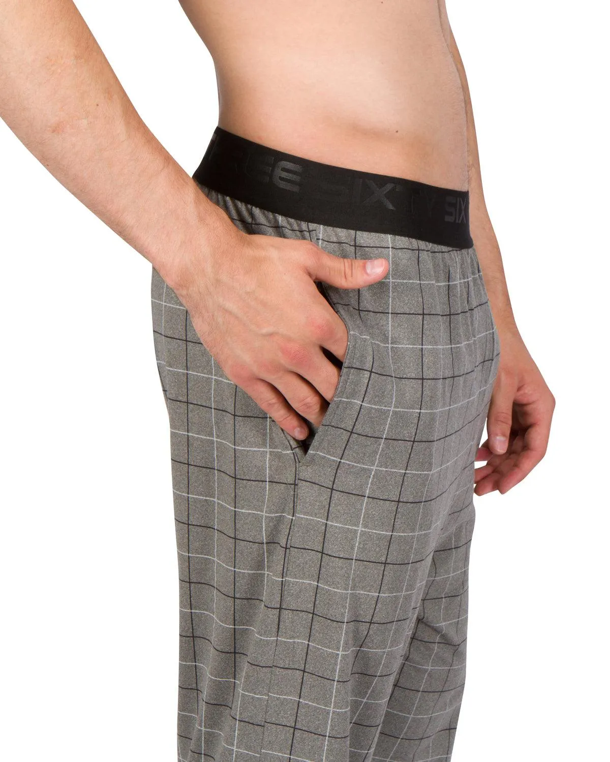 Performance Dry Fit Pajama Pants for Men - Stretch Lounge Pjs with Pockets, Tapered Fit