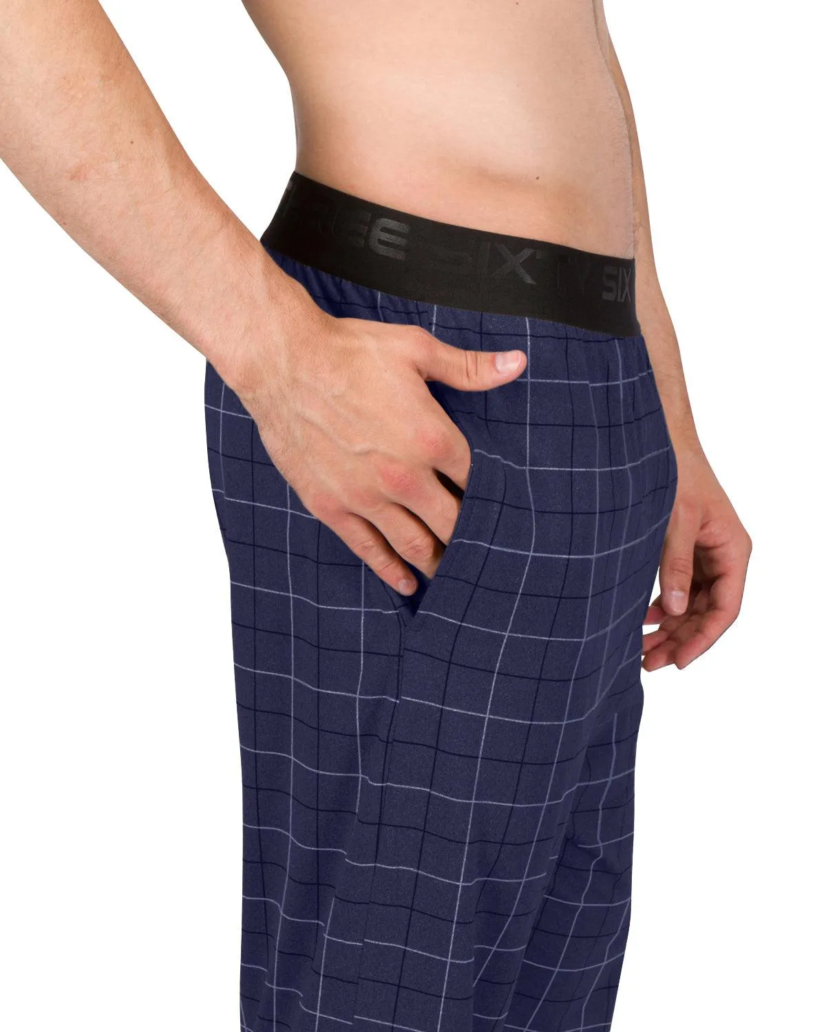 Performance Dry Fit Pajama Pants for Men - Stretch Lounge Pjs with Pockets, Tapered Fit