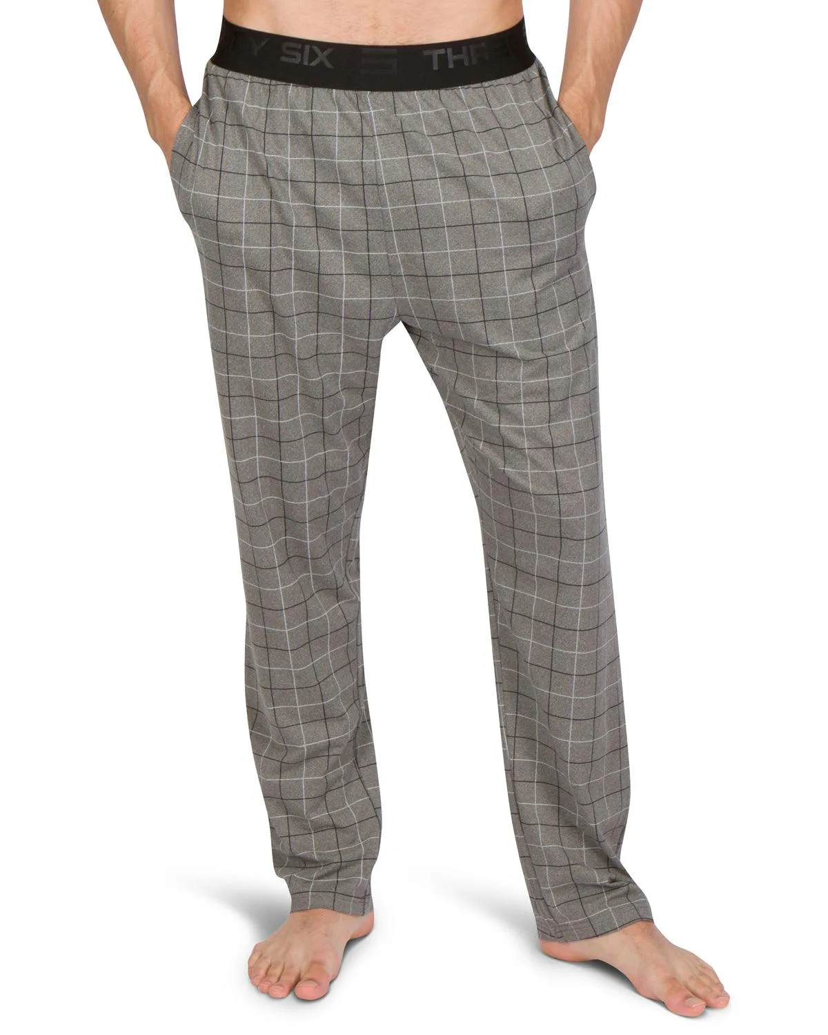 Performance Dry Fit Pajama Pants for Men - Stretch Lounge Pjs with Pockets, Tapered Fit