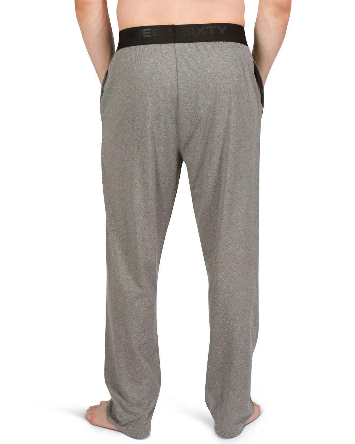Performance Dry Fit Pajama Pants for Men - Stretch Lounge Pjs with Pockets, Tapered Fit