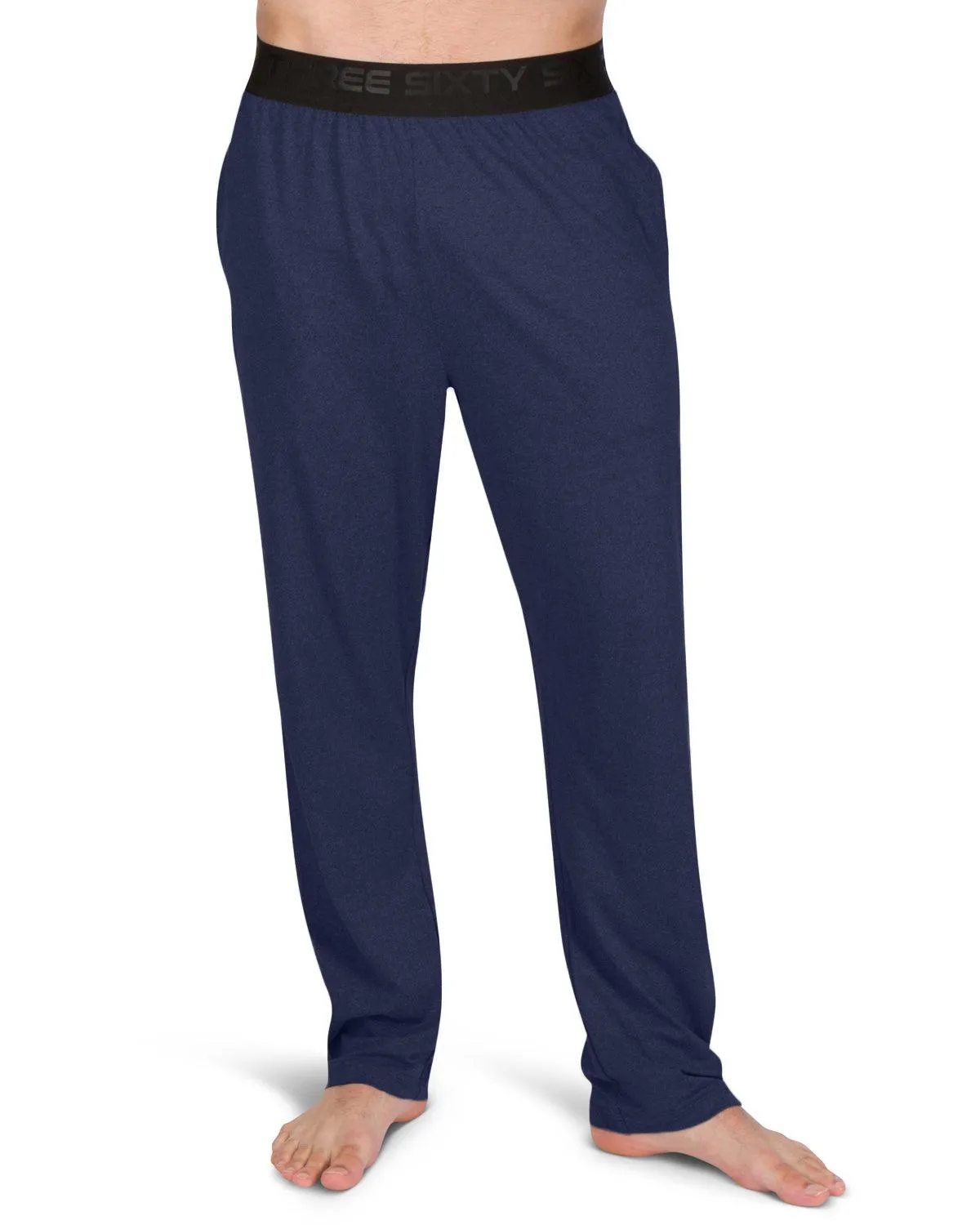 Performance Dry Fit Pajama Pants for Men - Stretch Lounge Pjs with Pockets, Tapered Fit