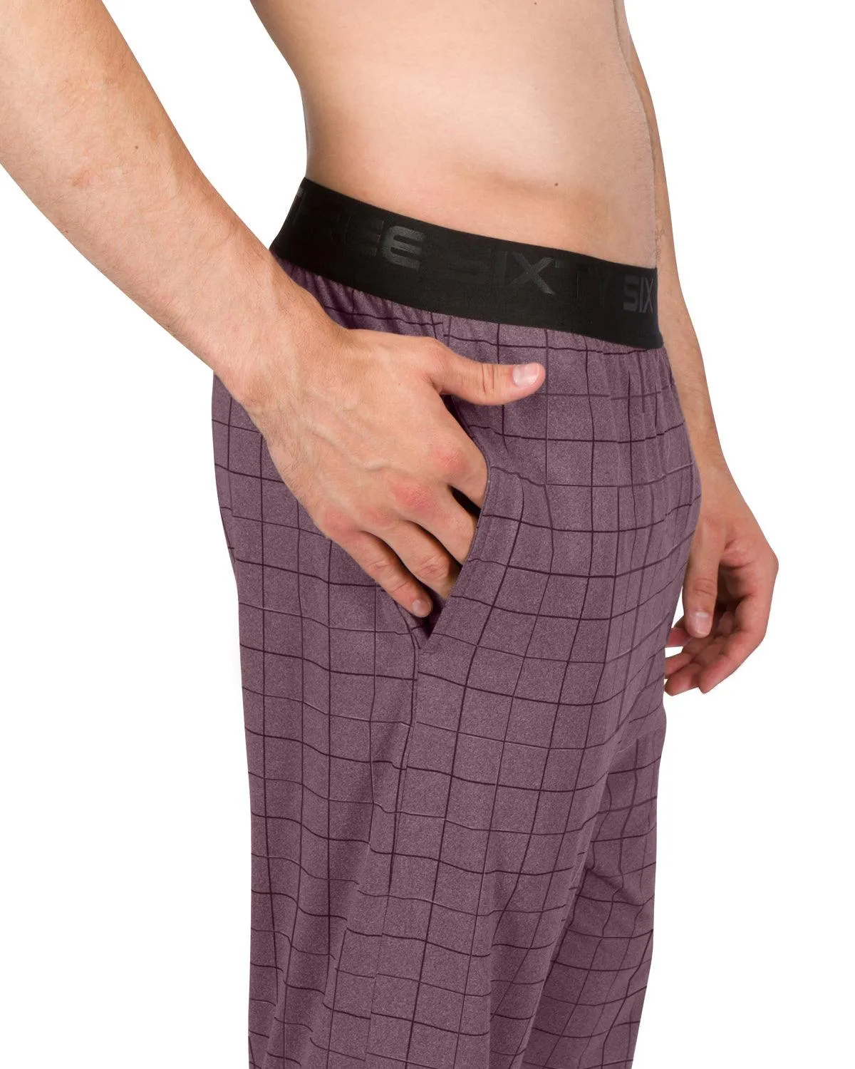 Performance Dry Fit Pajama Pants for Men - Stretch Lounge Pjs with Pockets, Tapered Fit