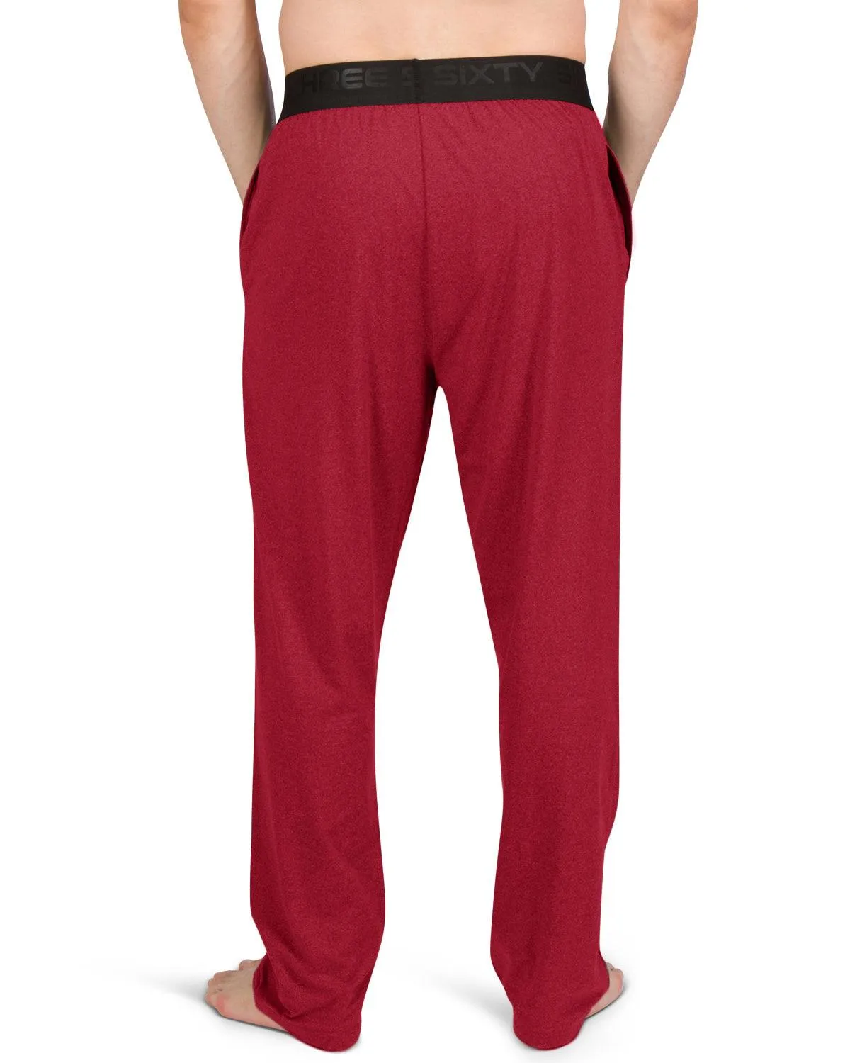 Performance Dry Fit Pajama Pants for Men - Stretch Lounge Pjs with Pockets, Tapered Fit