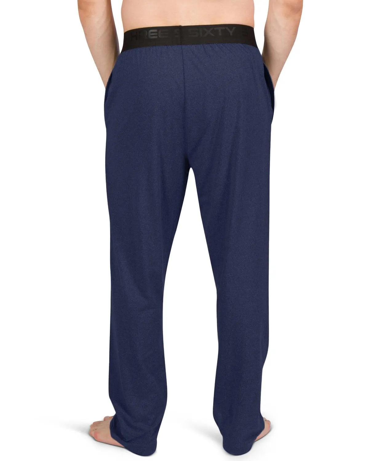Performance Dry Fit Pajama Pants for Men - Stretch Lounge Pjs with Pockets, Tapered Fit