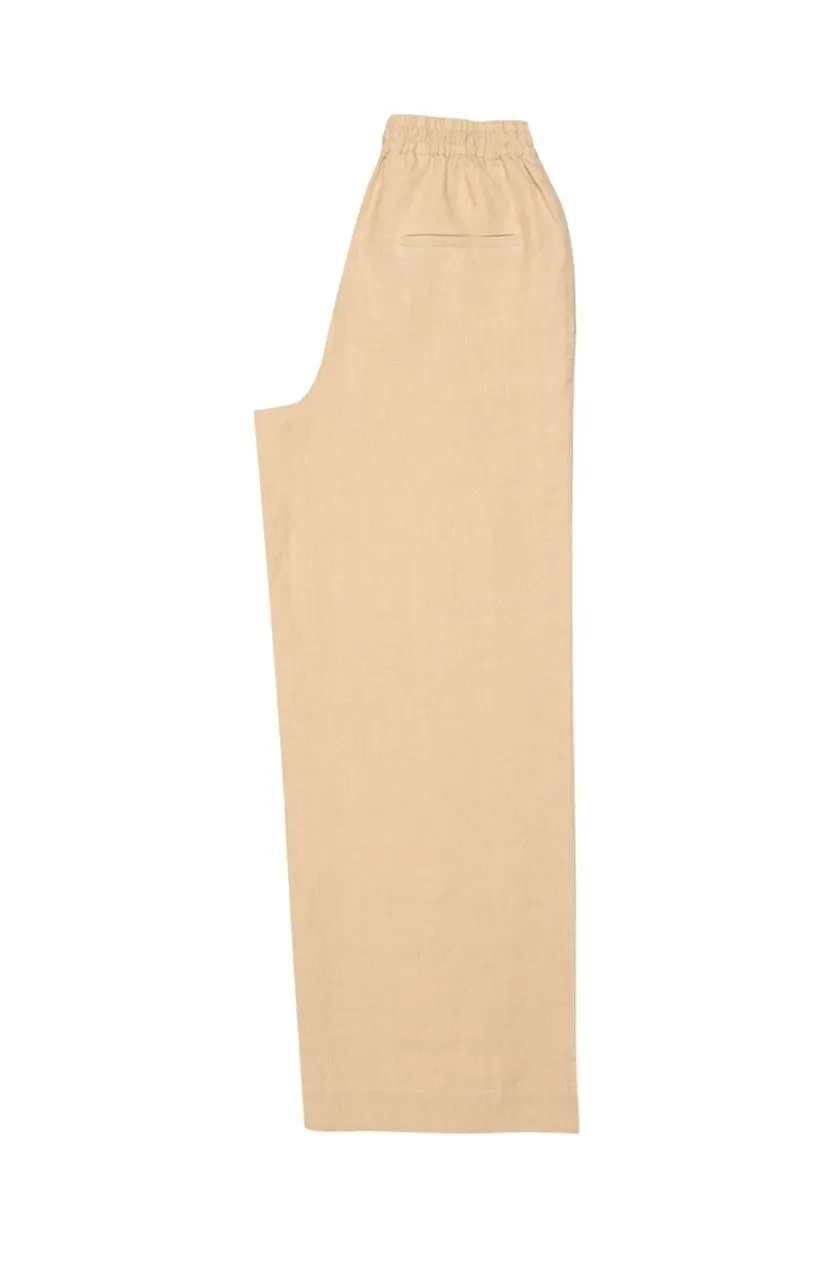 Perona   -   Womens-Bottoms-Trousers & Denims -Jeaselle-Pwa-Ss24-510-24-Beige