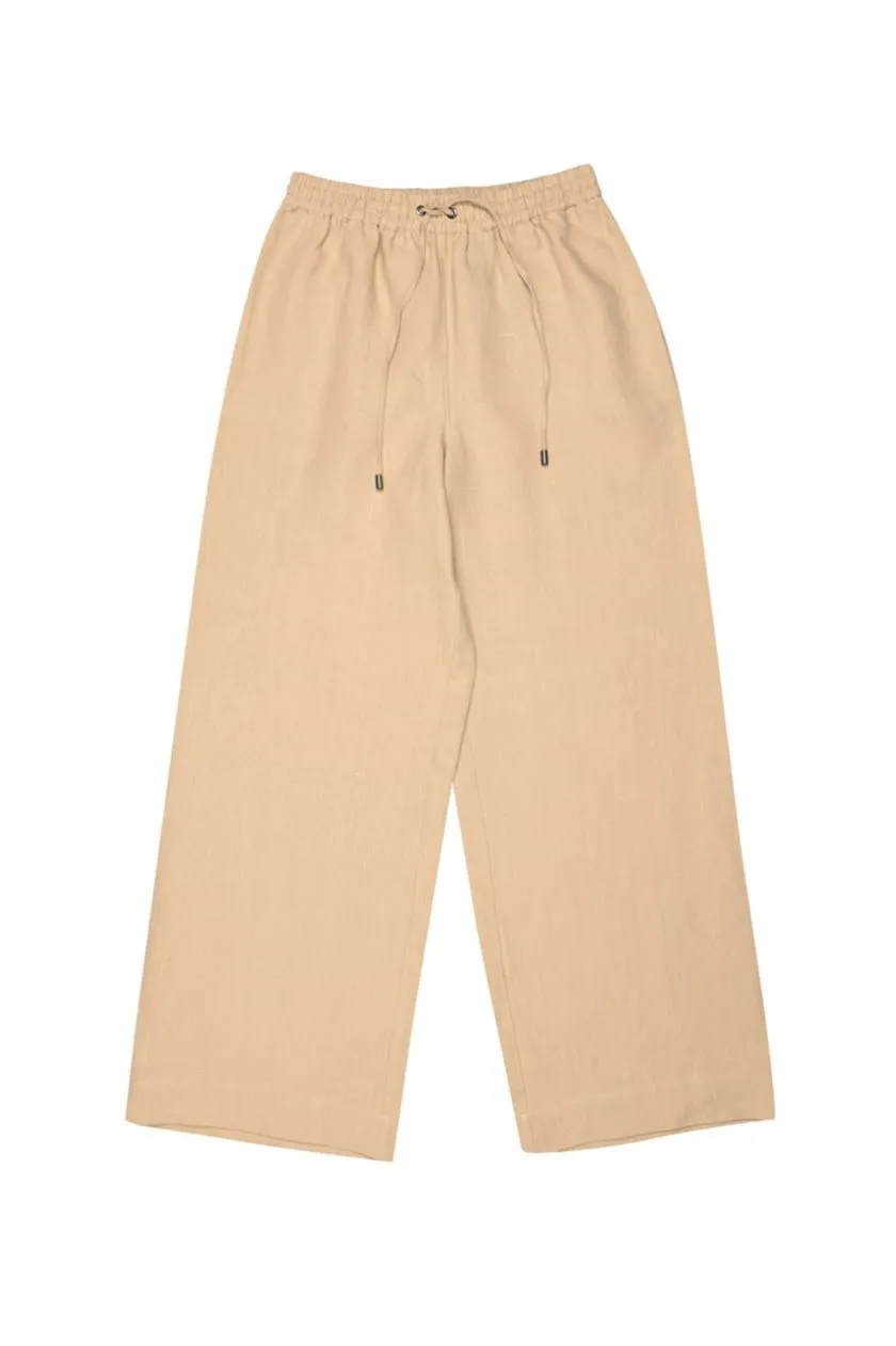 Perona   -   Womens-Bottoms-Trousers & Denims -Jeaselle-Pwa-Ss24-510-24-Beige