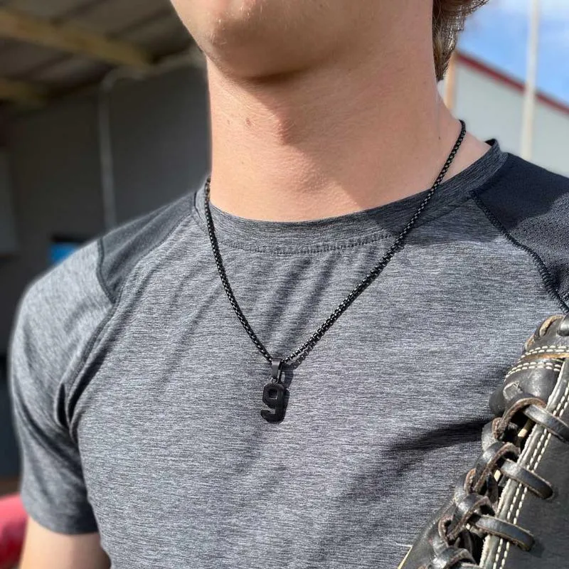 Personalized Number Pendant Athletic Jewelry – Stylish & Durable