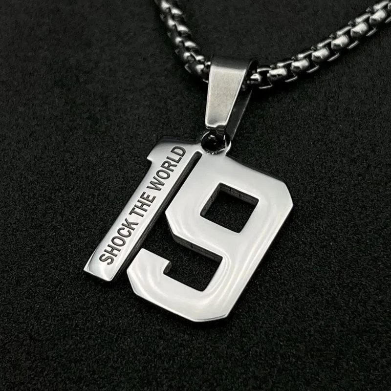Personalized Number Pendant Athletic Jewelry – Stylish & Durable