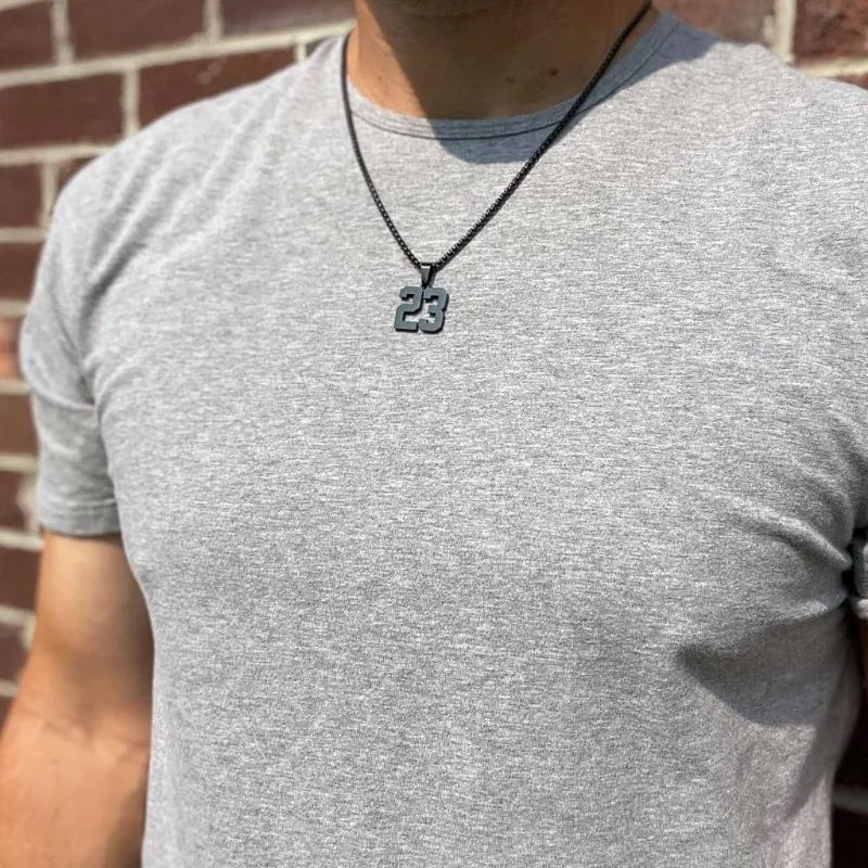 Personalized Number Pendant Athletic Jewelry – Stylish & Durable