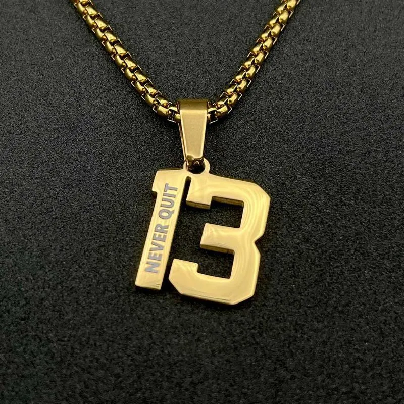 Personalized Number Pendant Athletic Jewelry – Stylish & Durable