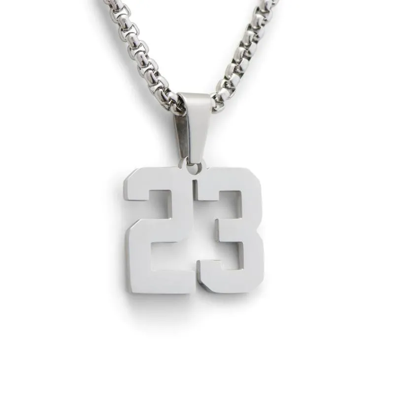 Personalized Number Pendant Athletic Jewelry – Stylish & Durable