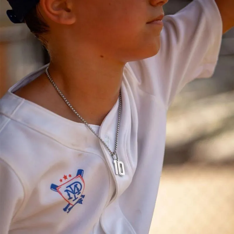 Personalized Number Pendant Athletic Jewelry – Stylish & Durable
