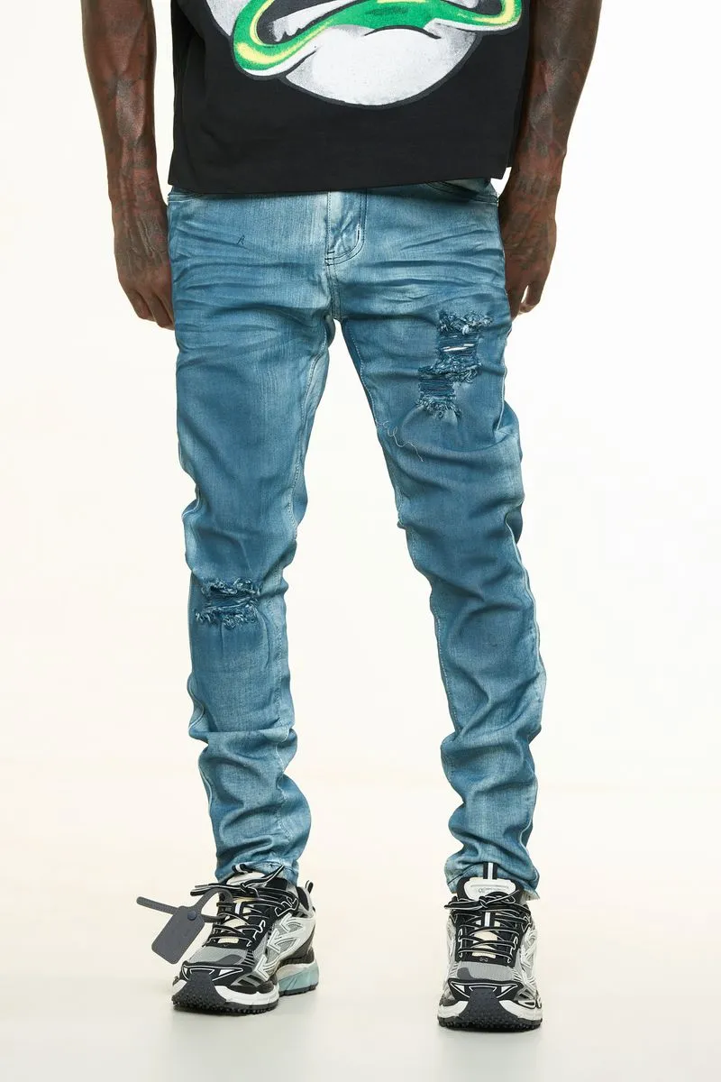 PHEELINGS WASHED AWAY SKINNY DENIM (INDIGO)