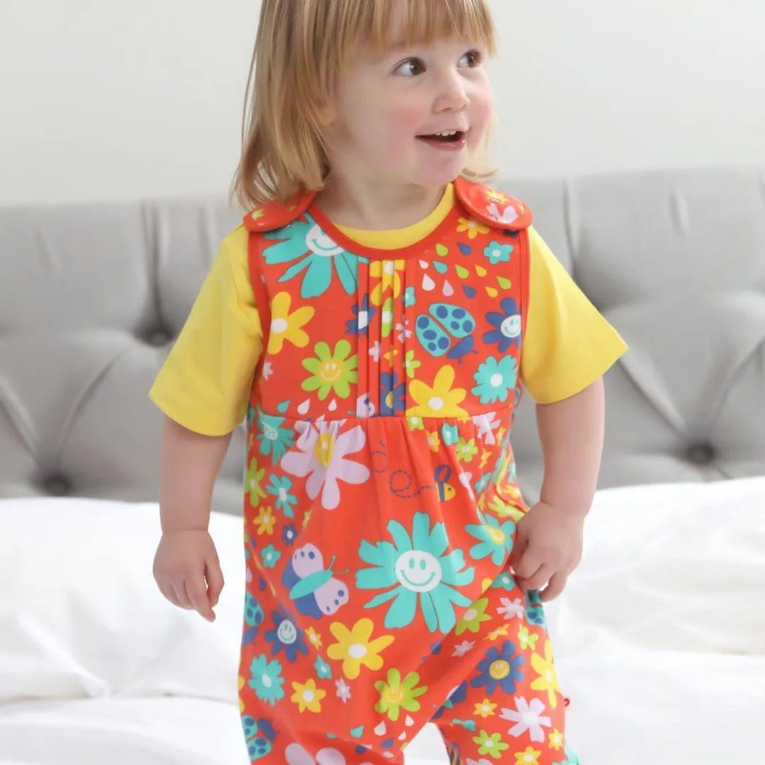 Piccalilly Dungarees - Flower Power