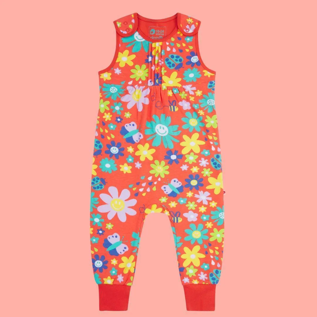 Piccalilly Dungarees - Flower Power