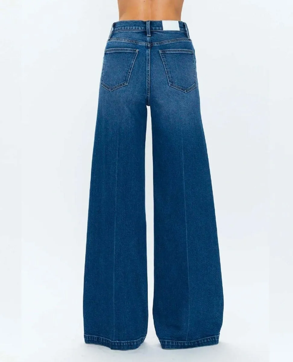Pistola Jeans Lana Wide Leg in Cider