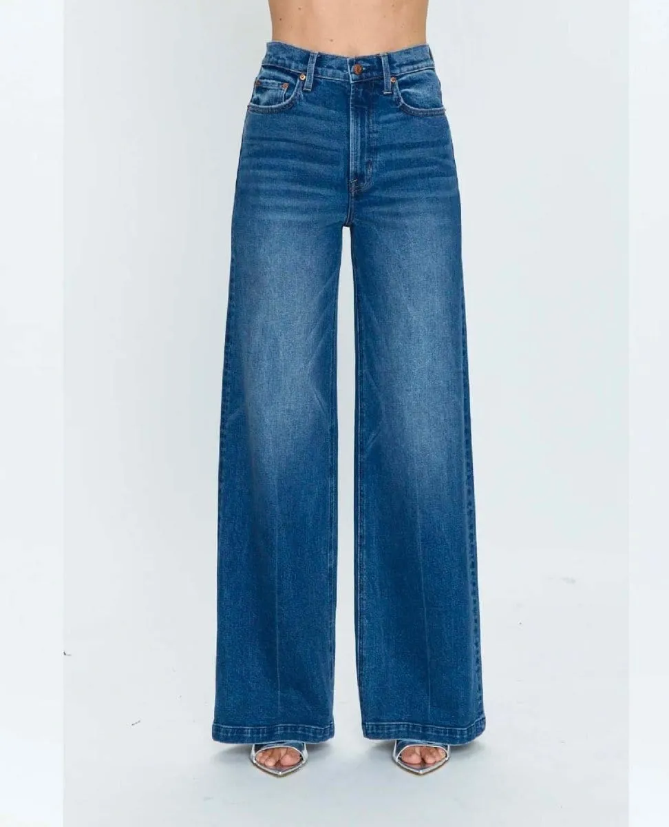 Pistola Jeans Lana Wide Leg in Cider