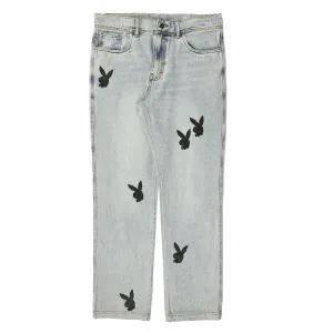 Pleasures x Playboy Bunny Applique Denim